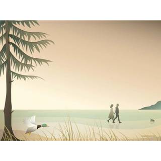 Tilbud: Spar 80% - Walk And Talk - Plakat 30x40 cm fra ViSSEVASSE