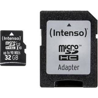 Intenso® 32GB Micro SD UHS-I Prof. Hukommelseskort inkl. Adapter