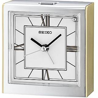 SEIKO Vækkeur med bip-alarm med snooze og lys