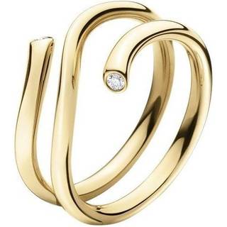 Georg Jensen Magic Ring, 18kt guld m. 2 brillanter