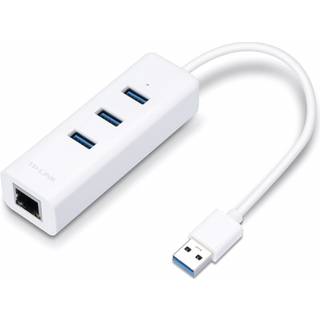 TP-Link UE330 dockingstation Ledningsført USB 3.2 Gen 1 (3.1 Gen 1) Type-A Hvid