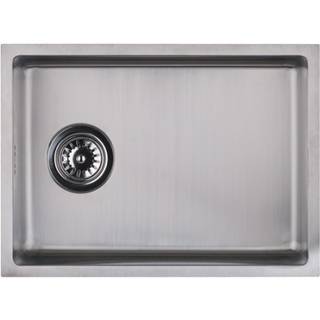 Lavabo Kubus DK480 stålvask med kurveventil 520x380 mm