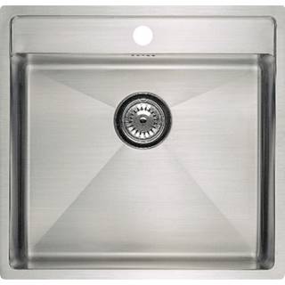 Lavabo Kubus 520 soft stålvask med kurveventil 530x500 mm