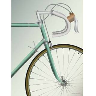 VISSEVASSE - Racing Bicycle - 30x40 cm