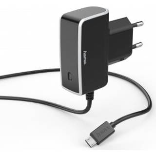 Hama Laddare 220V MicroUSB 1A Svart