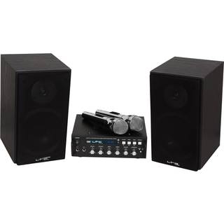 Karaoke-anlæg m. Bluetooth og ekko, 2 x 75W