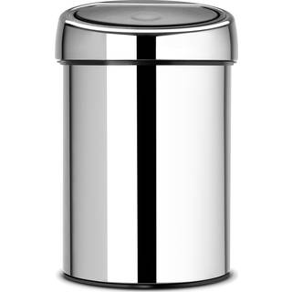 Brabantia Touch Bin skraldespand 3 liter væg brilliant steel (sølv)