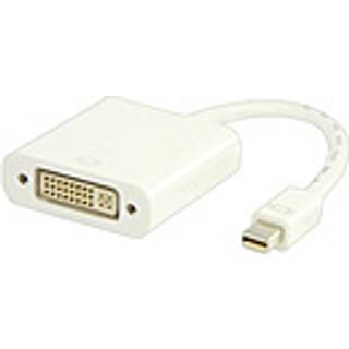 DELTACO Mini Displayport til DVI-I adapter - Sort
