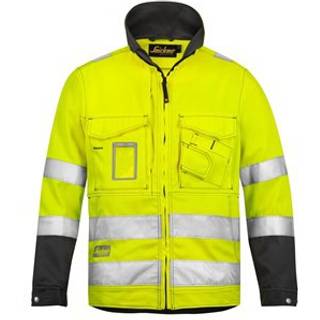 Snickers 1633 high-vis jakke, klasse 3 orange/gråmeleret XS