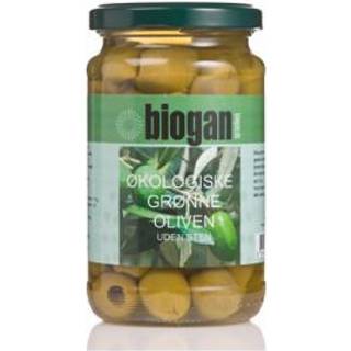 Biogan Oliven Grønne U. Sten Ø (340 gr)
