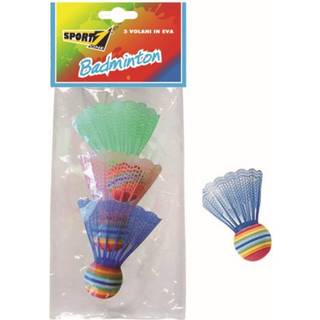 Badminton Eva fjerbolde (3 stk.)