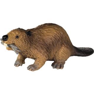 Safari Ltd. Beaver Figurine - Detaljeret 4 """" Plastikmodelfigur - Sjovt uddannelsesm?ssigt leg leget?j til drenge piger og b?rn i alderen 3+