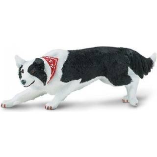 Safari Ltd. Border Collie Figurine - Detaljeret 5 """" Plastikmodelfigur - Sjovt uddannelsesm?ssigt leg leget?j til drenge piger og b?rn i alderen