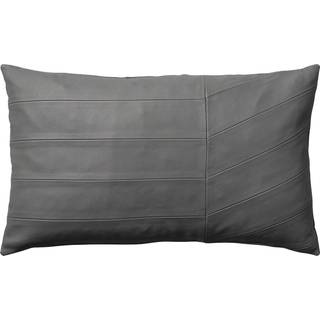 AYTM - Coria pude - Dark grey - Læder - 30x50 cm