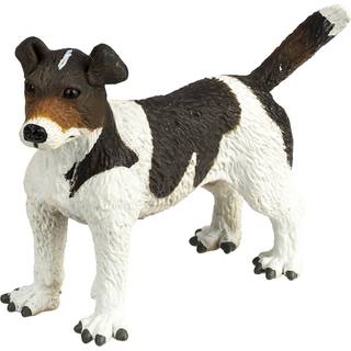 Safari Ltd. Jack Russell Terrier Figurine - H?ndmalet naturtro 2.5 """" Model Figur - Sjovt og p?dagogisk leget?j til drenge og b?rn i alderen 3+