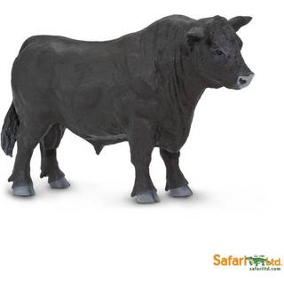 Safari Ltd. Angus Bull Figurine - Lifelike 5.25 """" Cow Figure - Education Toy for Boys Girls and Kids Ages 1