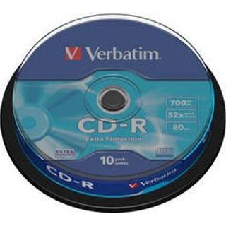 Verbatim CD-R 700MB/80min 52x spindel, 10 stk.