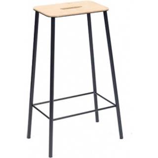 Frama Adam Barstol H76cm Mat - Barstole Stål Sort - 6055