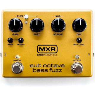 Dunlop MXR M287 SUB Octave Bass Fuzz Effektpedal til basguitar (Som ny)