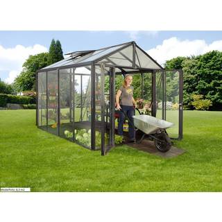 Vitavia Poseidon 13800 Sort Drivhus 3mm Hærdet Glas /10mm Polytag