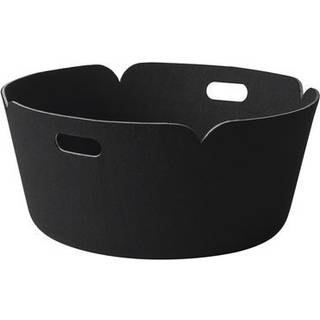 Muuto Restore opbevaringskurv rund Black melange (sort)