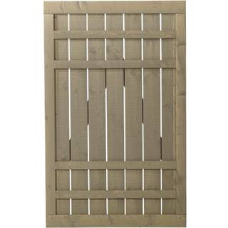 Plus Rustik Havelåge 100x158cm grundmalet sort 17547-15