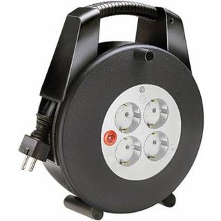 Brennenstuhl Vario Line  kabeltromle med <b>4</b>x CEE 7/4, <b>15</b>m