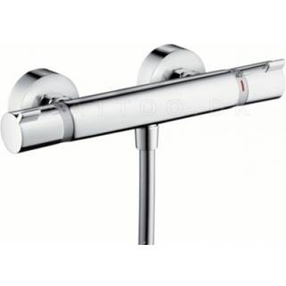 hansgrohe Ecostat Comfort brusearmatur med rosetter, 1/2" afgang, krom