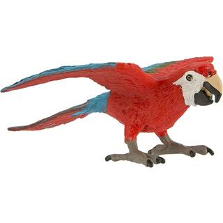 Safari Ltd. Green -Winged Macaw Figurine - Lifelike handmålad 4.5 """" Modellfigur - Rolig och pedagogisk leksak för pojkar flickor och barn åldrar