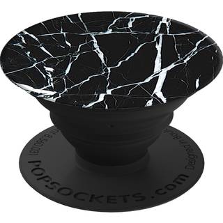 PopSockets PopGrip-holder, Sort Marmor