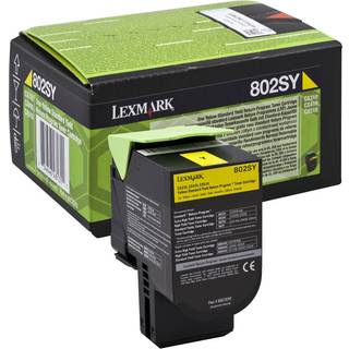 Lexmark Lexmark 802SY Tonerkassette Gul 80C2SY0