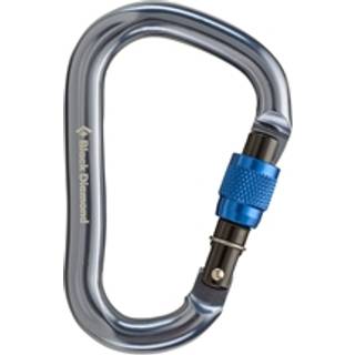 Black Diamond RockLock Screwgate Carabiner Gray, OneSize