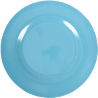 Rice Melamine Plate - Dark Rose Print