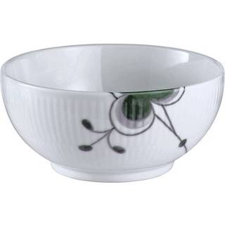 Royal Copenhagen - Black Fluted Mega Skål 47 cl / 13 cm - Serveringsskåle - Karen Kjældgård-Larsen - Porcelæn