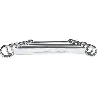 Gedore Dobbelt ringnøgle flad set 8 dele 6x22mm