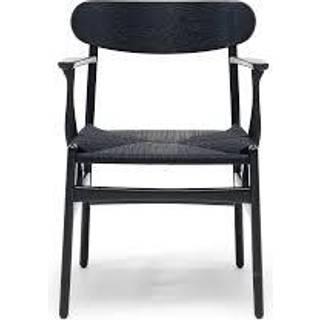 Carl Hansen - CH26, Oljad Valnöt, Naturflätat papperssnöre - Spisebordsstole - Hans J. Wegner - Træ farvet - Træ
