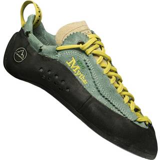 La Sportiva Women's Mythos Eco Klatresko Damer størrelse 35,5 farve sort/olivengrøn