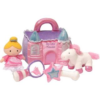 Baby Gund Play Soft Collection Princess Castle 5-delt plyses?t med Rattle Squeaker og Crinkle Plush Toys Sensory Toy For Babies and Newborns 7