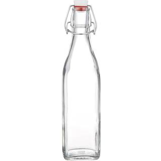 Bormioli saftflaske med patentprop firkantet 0,5 liter