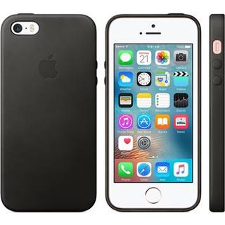 iPhone SE / 5 / 5S litchi skin PU læder etui - Rød