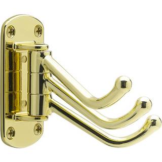 Beslag Design Lyr knage, poleret messing