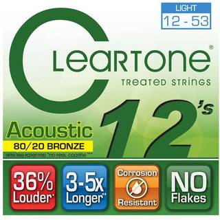 Cleartone 80/20 Bronze akustiske strenge lys 12-53