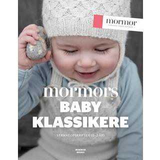Bog: Mormors babyklassikere Designer:Nina Brandi ”Mormors babyklassikere” er til dig, som ønsker hjemmestrikket tøj til baby (0-2 år) i et elegant og moderne designmed god pasform. Forlag:Mormor Books 104 sider| År2016| 205x255 mm| ISBN 978-87- 999267-0- 1.
