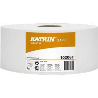 Katrin Toiletpapir Jumbo Midi 1 lag, 435m