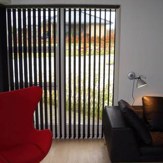 DEBEL Line lamelgardin 240x250 cm - hvid