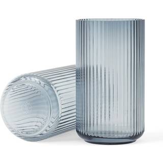Lyngby vase glas blå 31 cm
