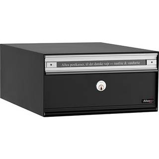 Allux PC1 - uden lås 4 modul Alu. Grå m. alulåge Systempostkasse - F47805-4
