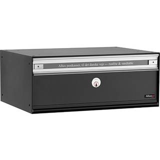 Allux PC2 - uden lås 3 modul Alu. Grå m. stållåge Systempostkasse - F47855-3G