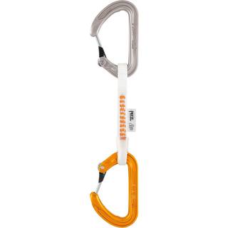 Petzl Ange S Quickdraw 17 cm Express-sæt størrelse 10 cm farve grå/orange/hvid