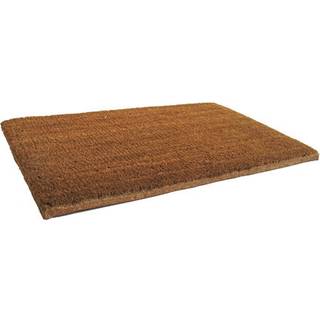 Kokosmåtte lys natur 50x80cm vævet kantlimet 28mm 100% naturmateriale